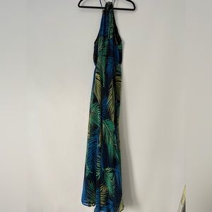 Olivaceous maxi dress